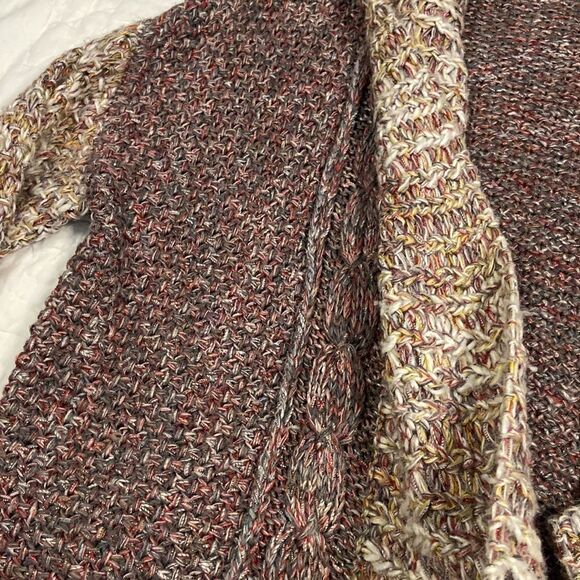 Anthropologie’s Moth Wool Blend Open Front Knit Cardigan size Medium - Picture 5 of 10
